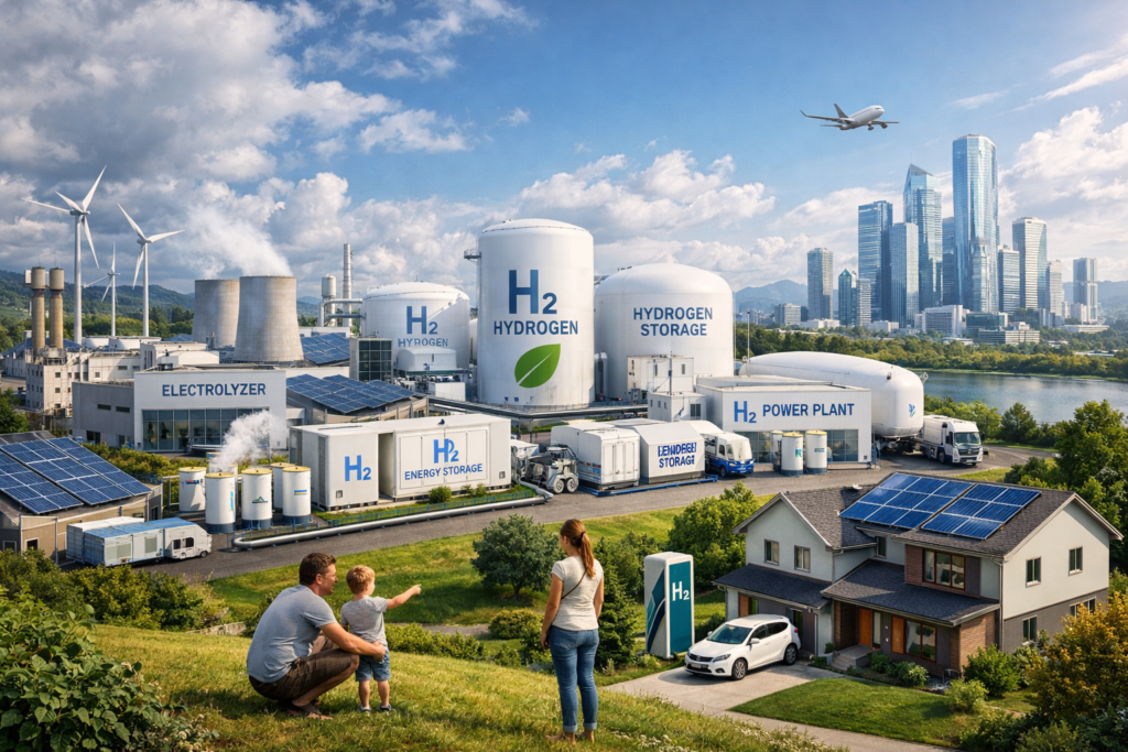 Magazynowanie Energii z Wykorzystaniem Elektrolizy Wodoru: Technologia, Ekonomia i Globalne Projekty